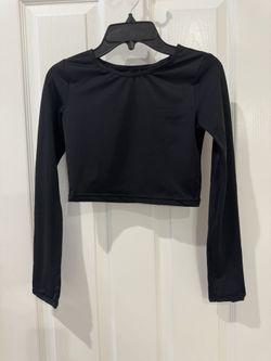 Long Sleeve Crop Top Weissman Children Large
