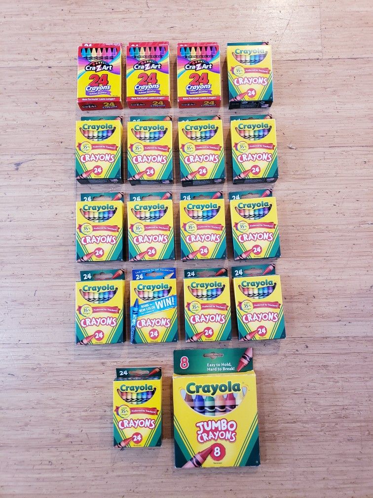 Crayola 24 Pack Crayons 1997 + 2 Super Rangers Coloring Books 1994 Unused  Vtg for Sale in Beaverton, OR - OfferUp