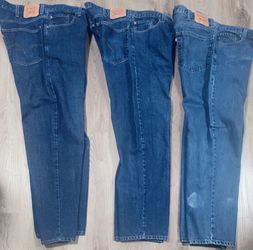 Levi's Denim Jeans Bundle of 3 size 40 x 32