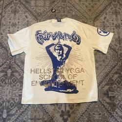 Blue/Cream Hellstar Nirvana T-Shirt