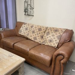 Leather Couch 