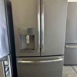 36 Inch Counter Depth French Door water ice can deliver Refrigerator with 22.1 Cu. Ft. Capacity, TwinChill™, Turbo Cool, Temperature-Controlled Drawer