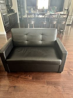 Leather Sleeper Sofa
