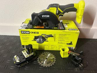 RYOBI ONE+ 18V Cordless 4-1/2 in. Circular Saw Kit with 2 Ah Battery and Charger