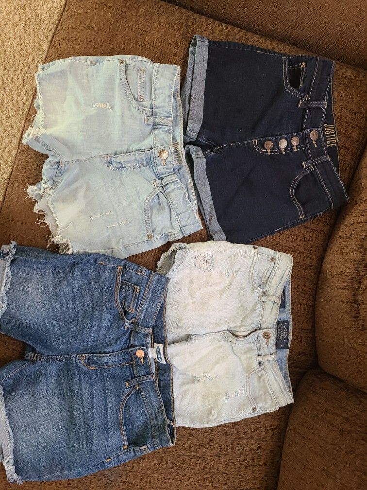 Girls Jean Shorts, Justice Old Navy Lucky Brand