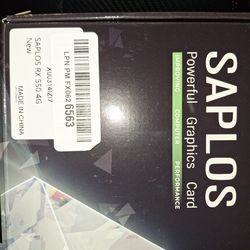 Saplos rx 550 Low Profile GPU 4G