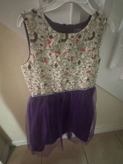 ATÚN Girl’s Purple Party Dress size 12-13 Years