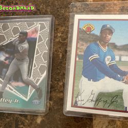 Lot Detail - Lot of (2) Ken Griffey Jr. Signed Seattle Mariners