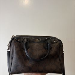 Coach Rowan Satchel Bag in Signature Canvas