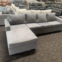 Grey Sectional Queen Sleeper Sofa 
