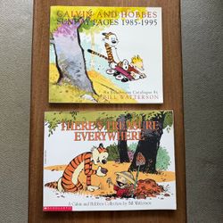 Calvin and Hobbes: Sunday Pages 1985–1995 and There's Treasure Everywhere Paperback Comic Books