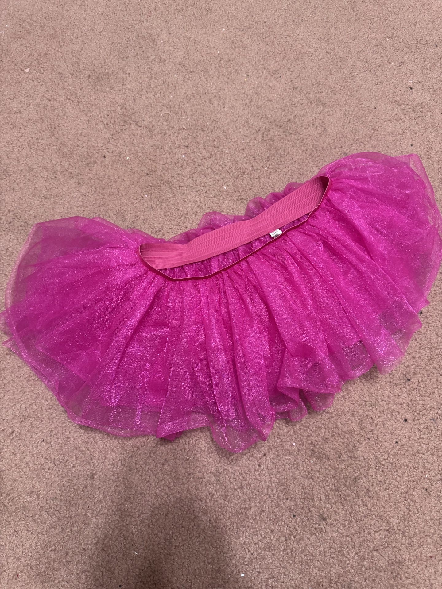 Medium Large Hot Pink Neon Tutu Skirt 80s Costume Festival Rave 