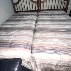 Twin Bed With A Simmons beautyrest twin mattress 10”
