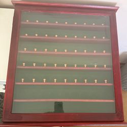 Golf display cabinet