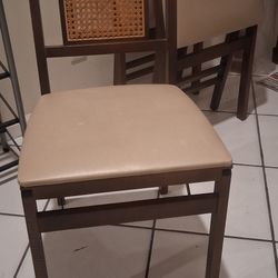 $39 EACH x3 Beautiful 😍 Foldup Chairs  Portable Store Away Sto-away Pool Deck Spa Balcony Lawn Garden Yard Gazebo Seating Camping 