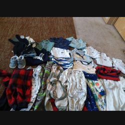 Boy Clothing Lot With Extra Stuff Preemie/6-9 Months