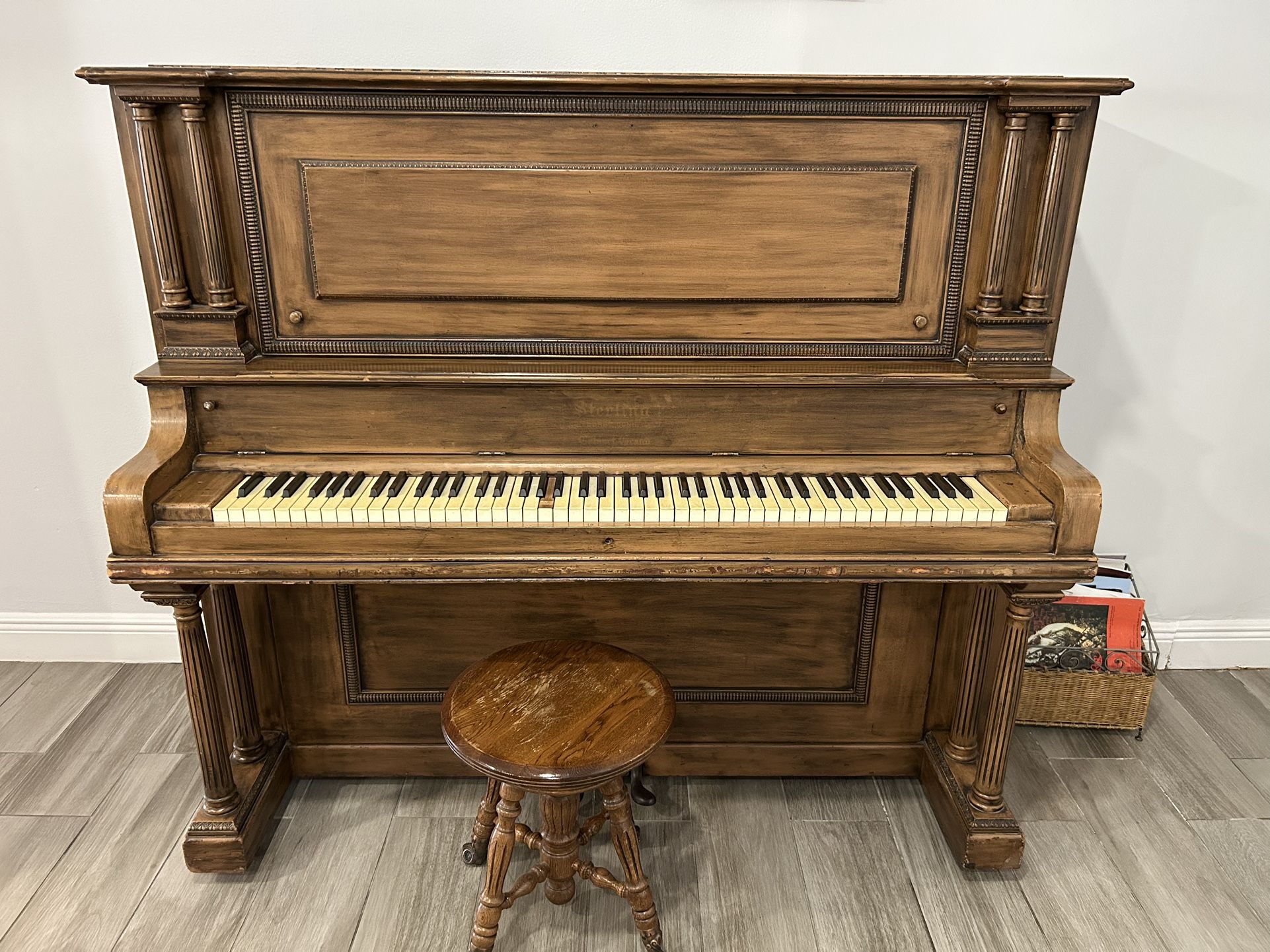 Sterling upright Piano - Well Worn Needs Some Love
