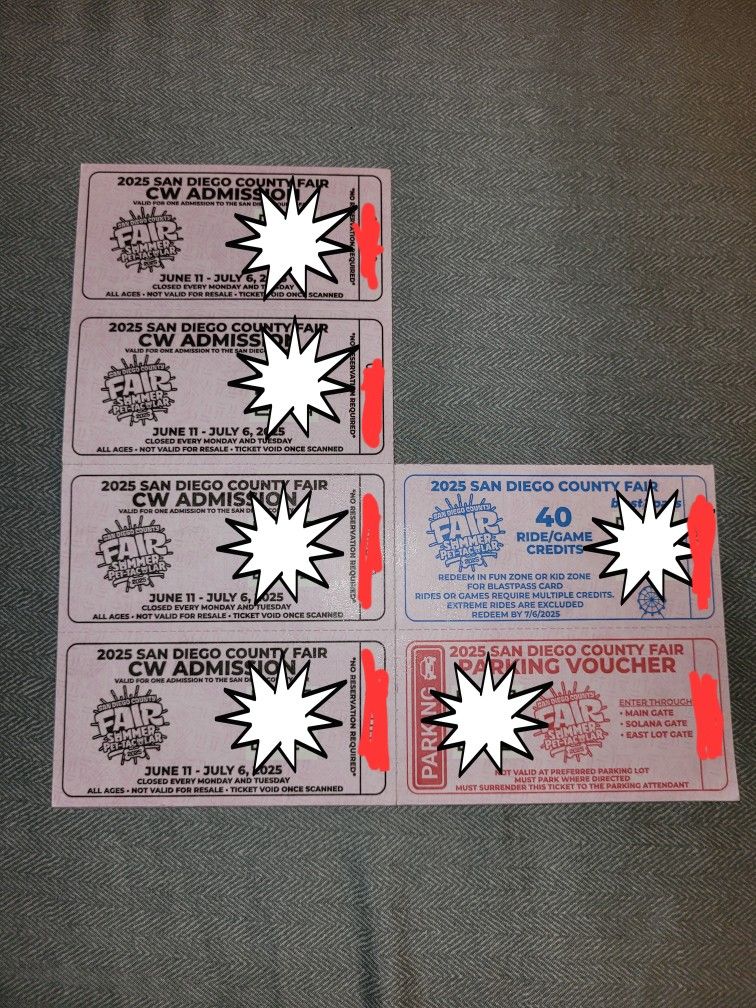 2025 San Diego County Fair Tickets
