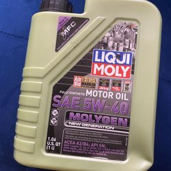 1.06 U.S. QT 1 Liter New LIQUI  MOLY Oil Germany