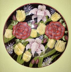 Ceramic Flower Plate