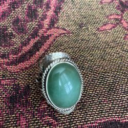 Large jade ring