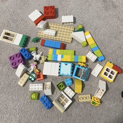 Lego Duplo Bricks building toys figures pieces blocks multicolor