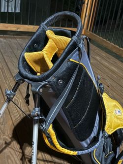 Golf Stand Bag Black and Yellow