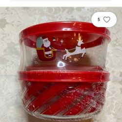 Wondershop 2 pack glass food containers

