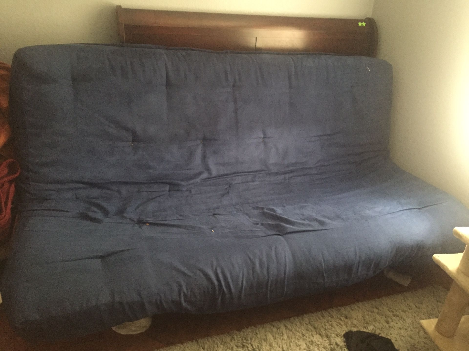 Blue Futon