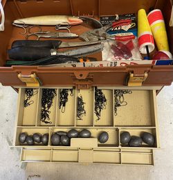 Saltwater Tackle Box With 4 Drawers Of Gear for Sale in Miami, FL