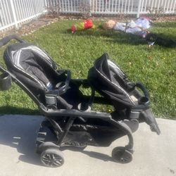double stroller , modes duo brand