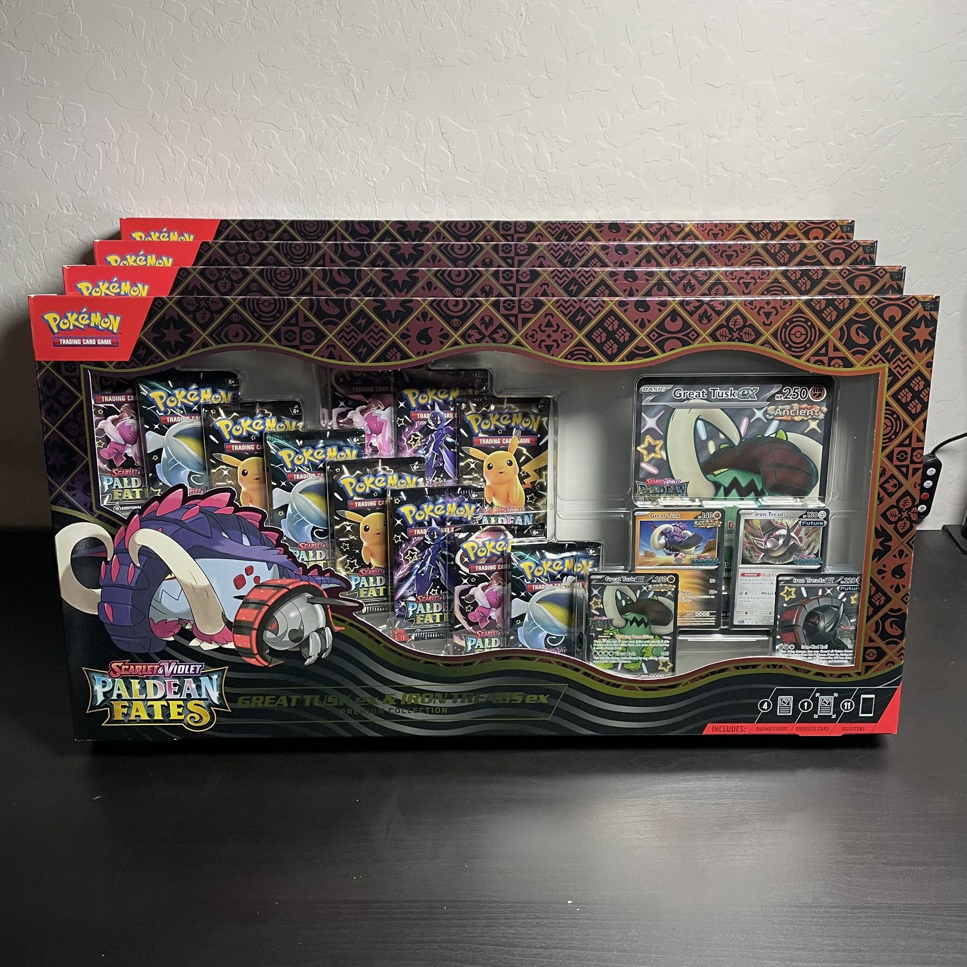 Paldean Fates Great Tusk & Iron Treads Boxes