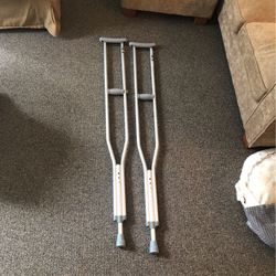 Adult Aluminum Crutches