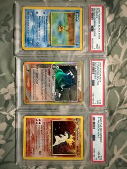 Pokémon slabs PSA