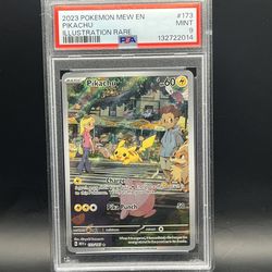 PSA 9 Pikachu #173 - 151 Set