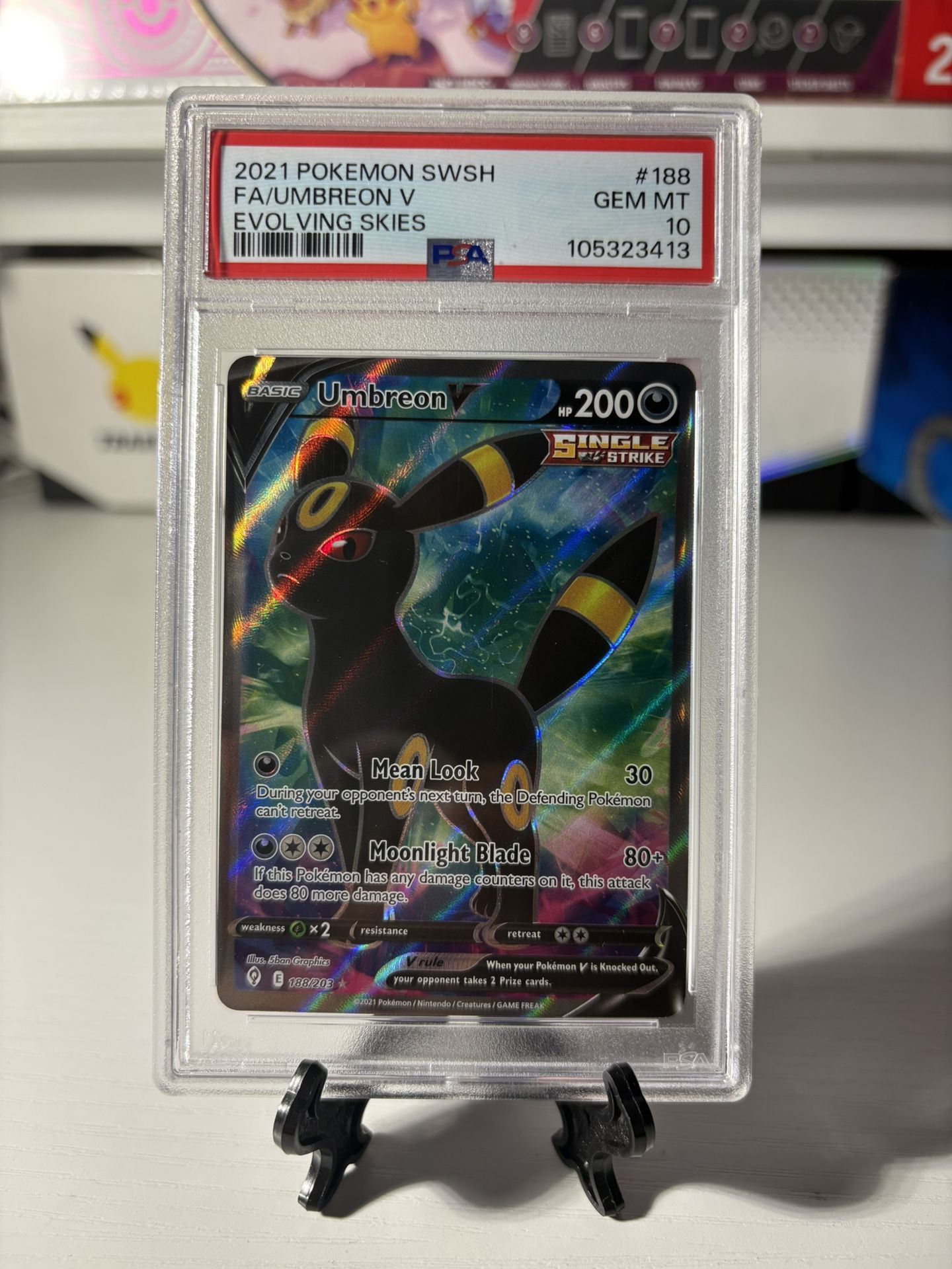 Pokémon PSA 10 Umbreon V Full Art 