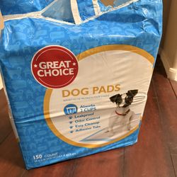 Large Pack Of Puppy Pads Used 3 Of Them 