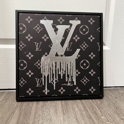 Fairchild Paris Louis Vuitton Custom Framed Wall Art - Black & Silver