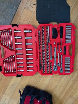 Craftsman socket and wrench set.