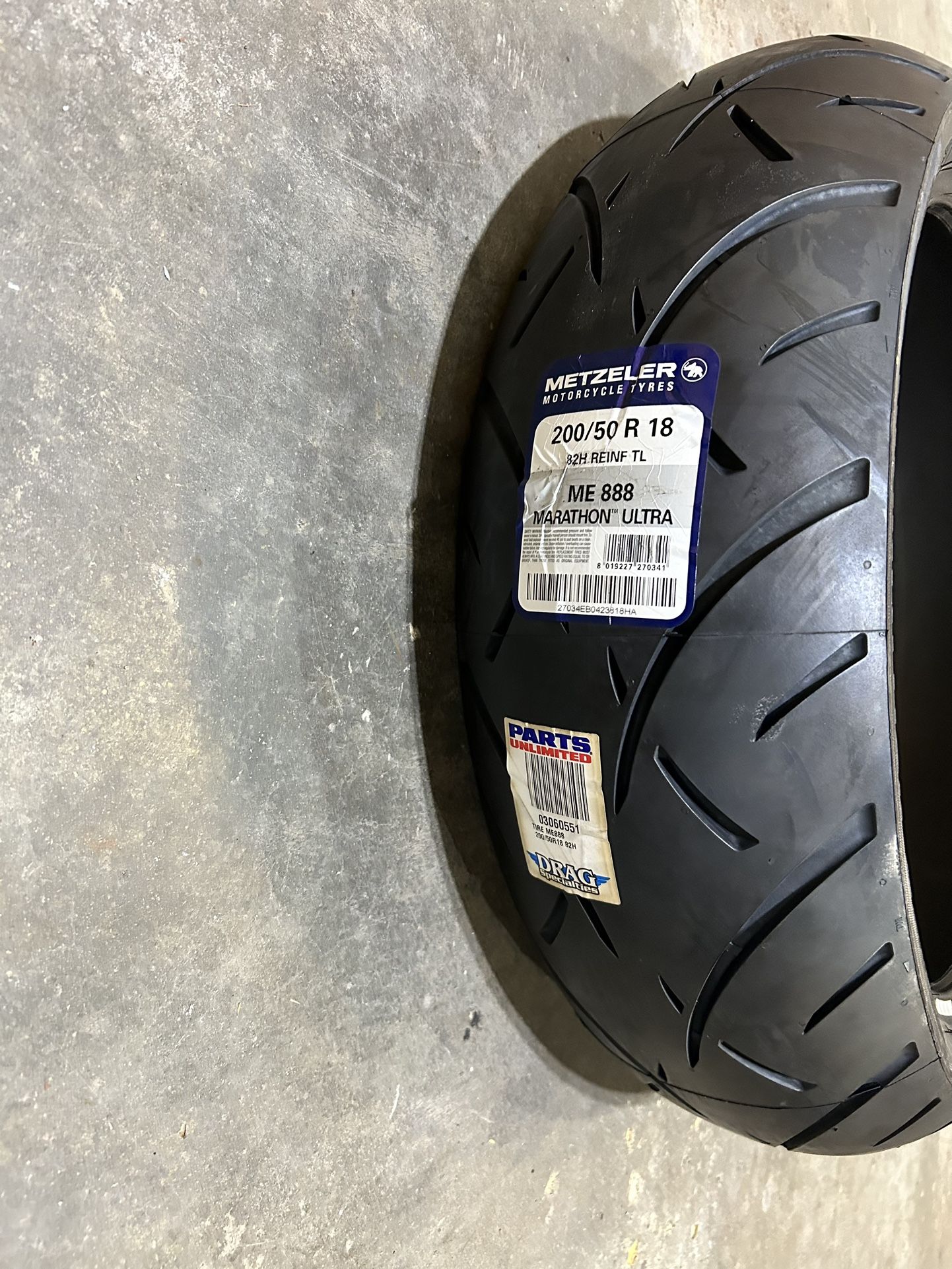 Motorcycle Metzeler ME 888 200/50R18 Rear Tire Marathon Ultra Motorcycle 200 50 18  (contact info removed)