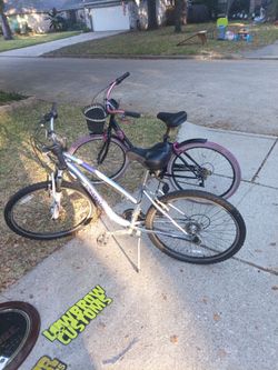 2 26 inch bikes