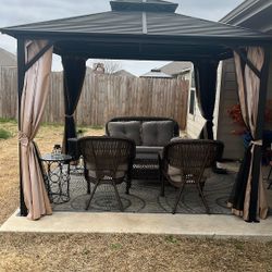 10x12 Hard Top Gazebo 