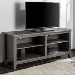 Grey TV Media Center Console - New