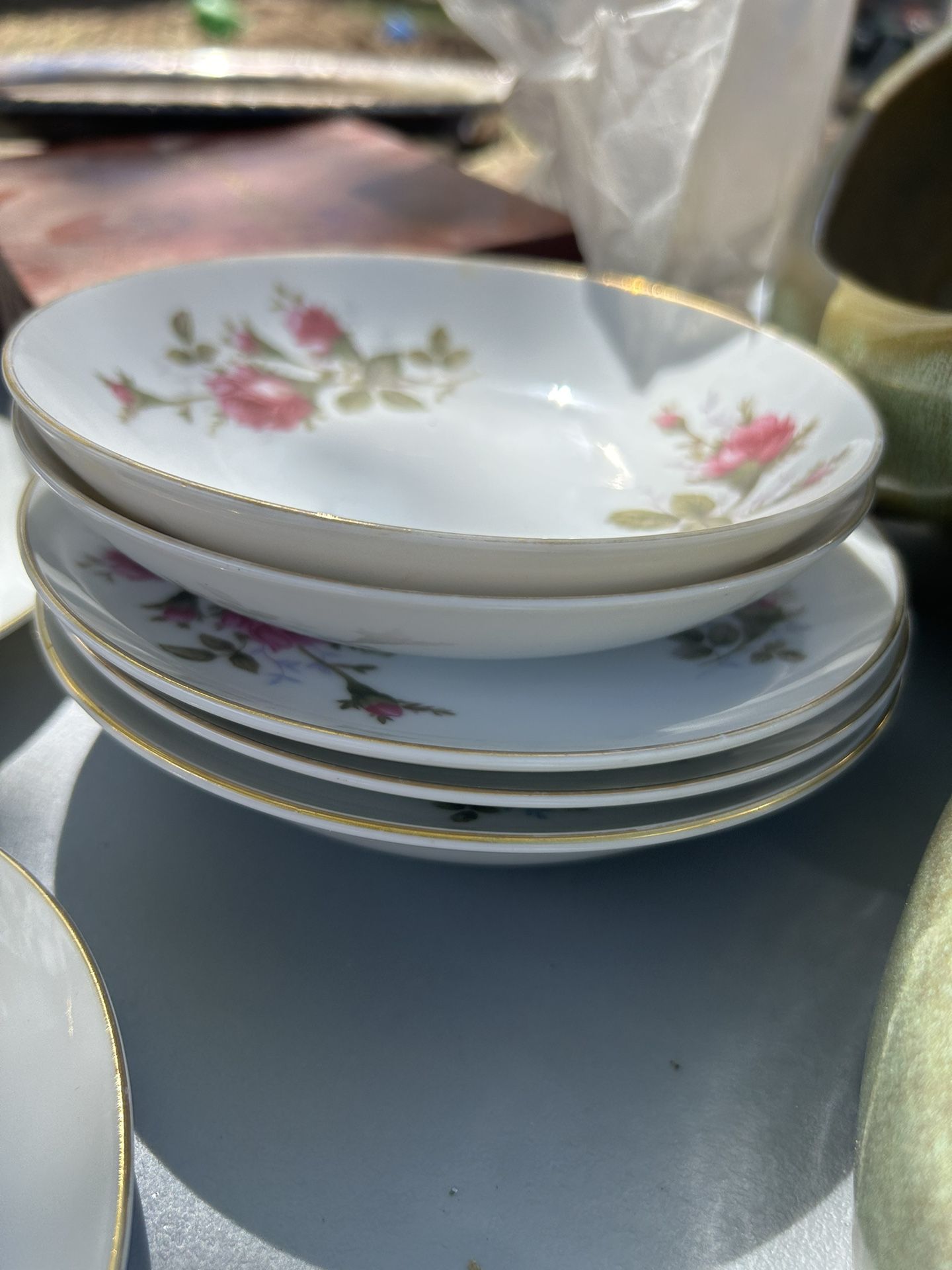 Moss Rose China Set