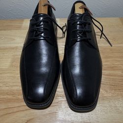 ECCO Helsinki 2 Men's Black Leather Dress Shoes US 6.5 + Shoe Trees