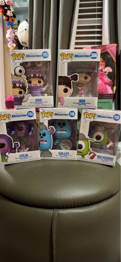 Funko Pop Monsters Inc Set of 5