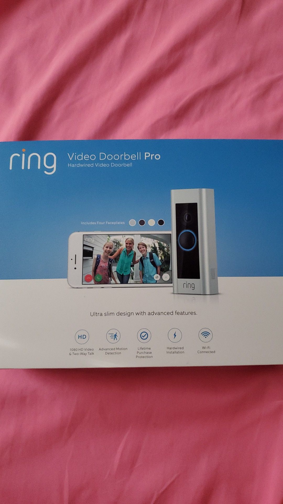 Ring video doorbell PRO. Brand new. Unopened