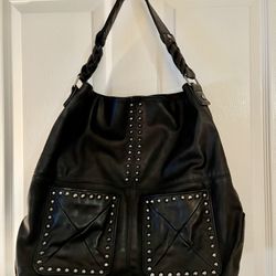 Black Hobo Handbag