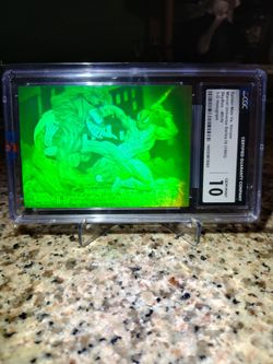 Spider Man Vs Venom Hologram Card Mint 10 