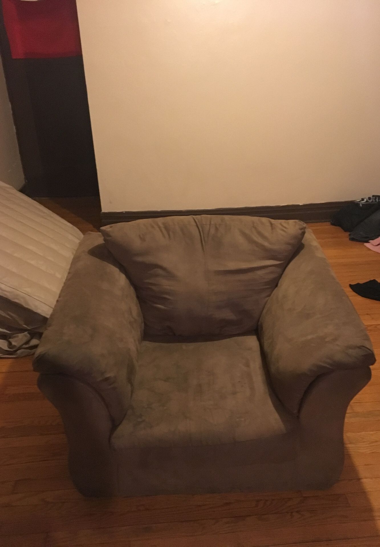 2 love seats (1 reclines) and kitchen table set. Nothing is worn all in good shape!! Prices are negotiable could be sold all together for around $100